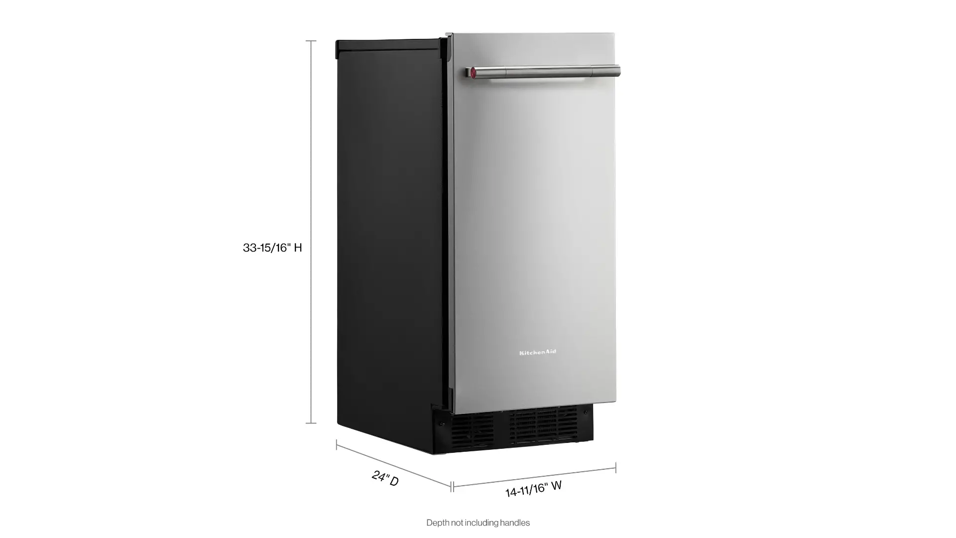 KUIX515SPS KitchenAid 15 Inch Automatic Ice Maker - PrintShield Stainless Steel-3