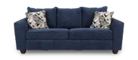 Clearview Denim Blue Queen Sleeper Sofa