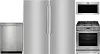 FPRO-TWINS-GAS-PKG-PRD1922 Frigidaire Professional 4 Piece Gas Kitchen Appliance Package - Stainless Steel