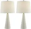 24.25  White Ceramic Table Lamp