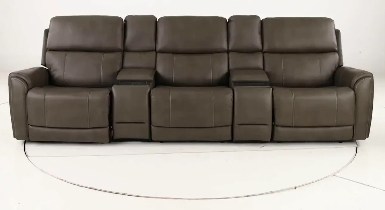 Damon Capriccio Smoke 5- Piece Power Reclining Home Theater Seating-15