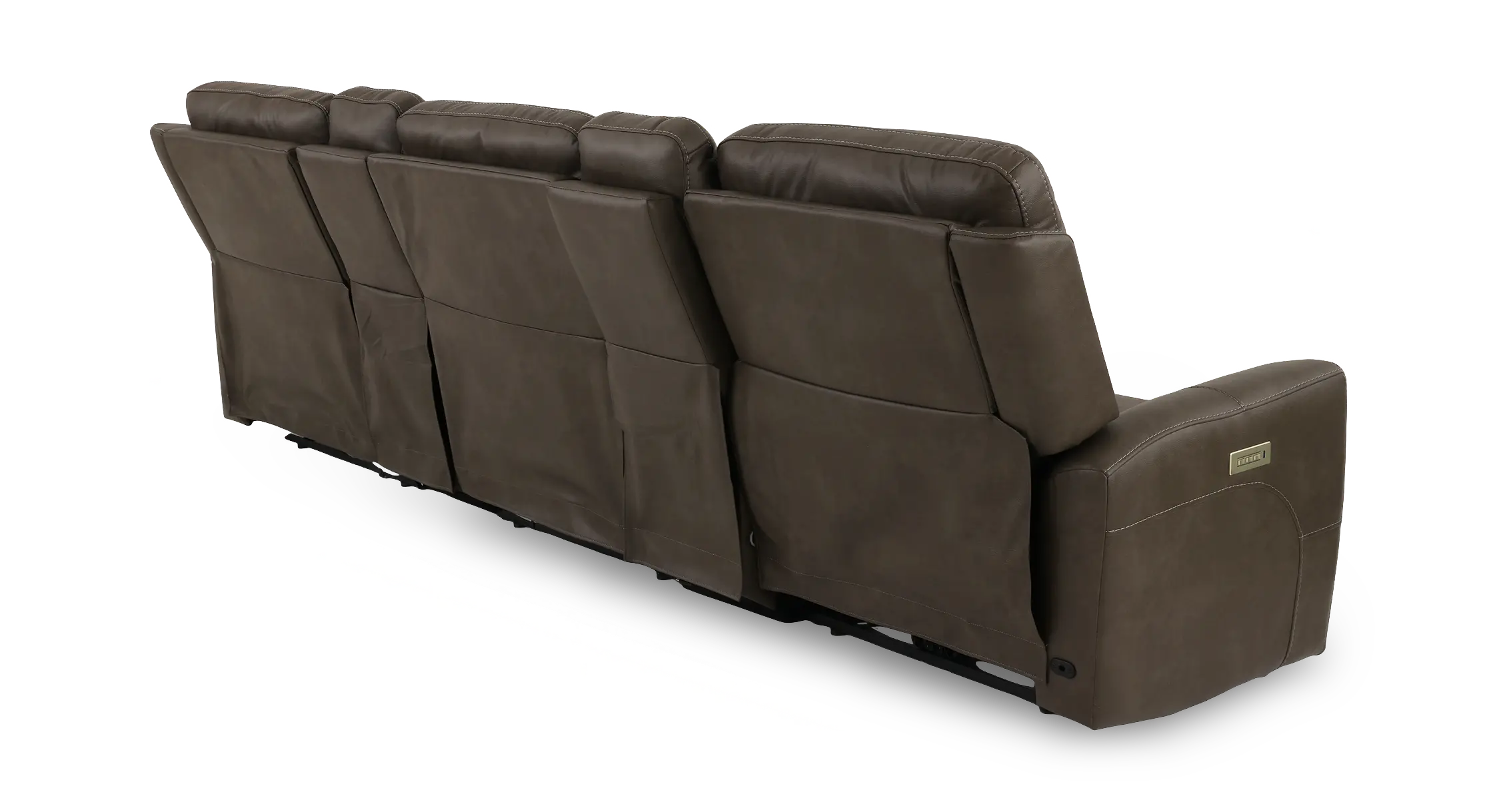 Damon Capriccio Smoke 5- Piece Power Reclining Home Theater Seating-6