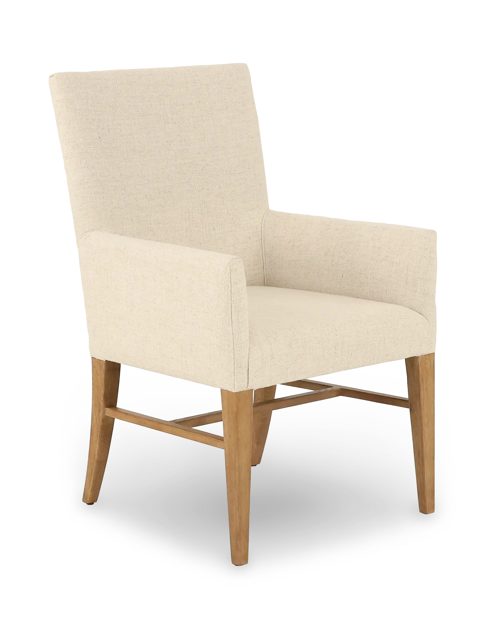 11PC:6820-RECT-UPH Bennett Natural and Cream 11-Piece Extendable Dining Set-6