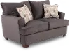 CITLOV City Seal Gray Loveseat