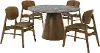 Franklin Dark Oak 5-Piece Dining Set