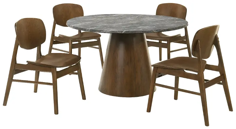 Franklin Dark Oak 5-Piece Dining Set