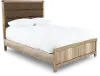 Matteo Rustic Antiqued White Full Bed