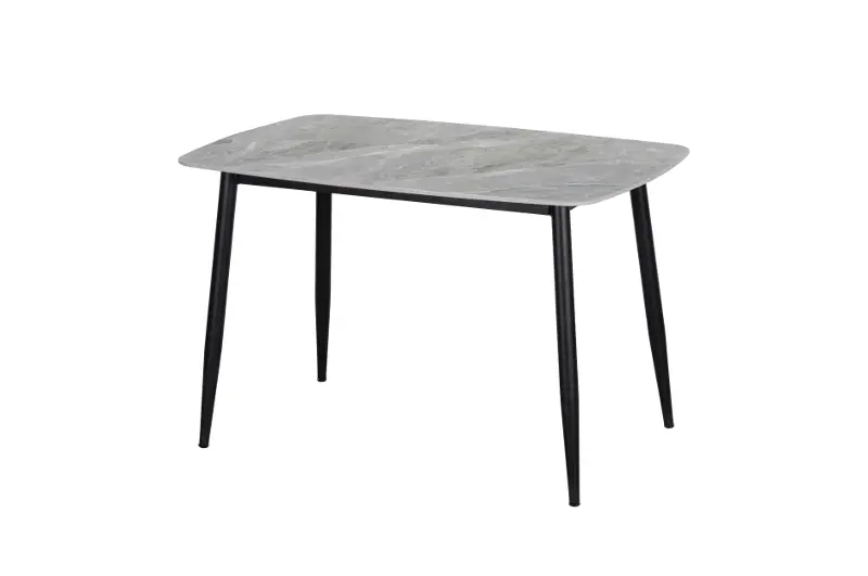 Tia Gray Sintered Stone Dining Table