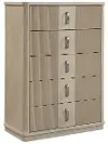 Abbi Light Oak 5-Drawer Chest