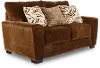 Luxor Bison Brown Loveseat