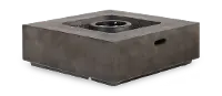 Square Gray Patio Firepit