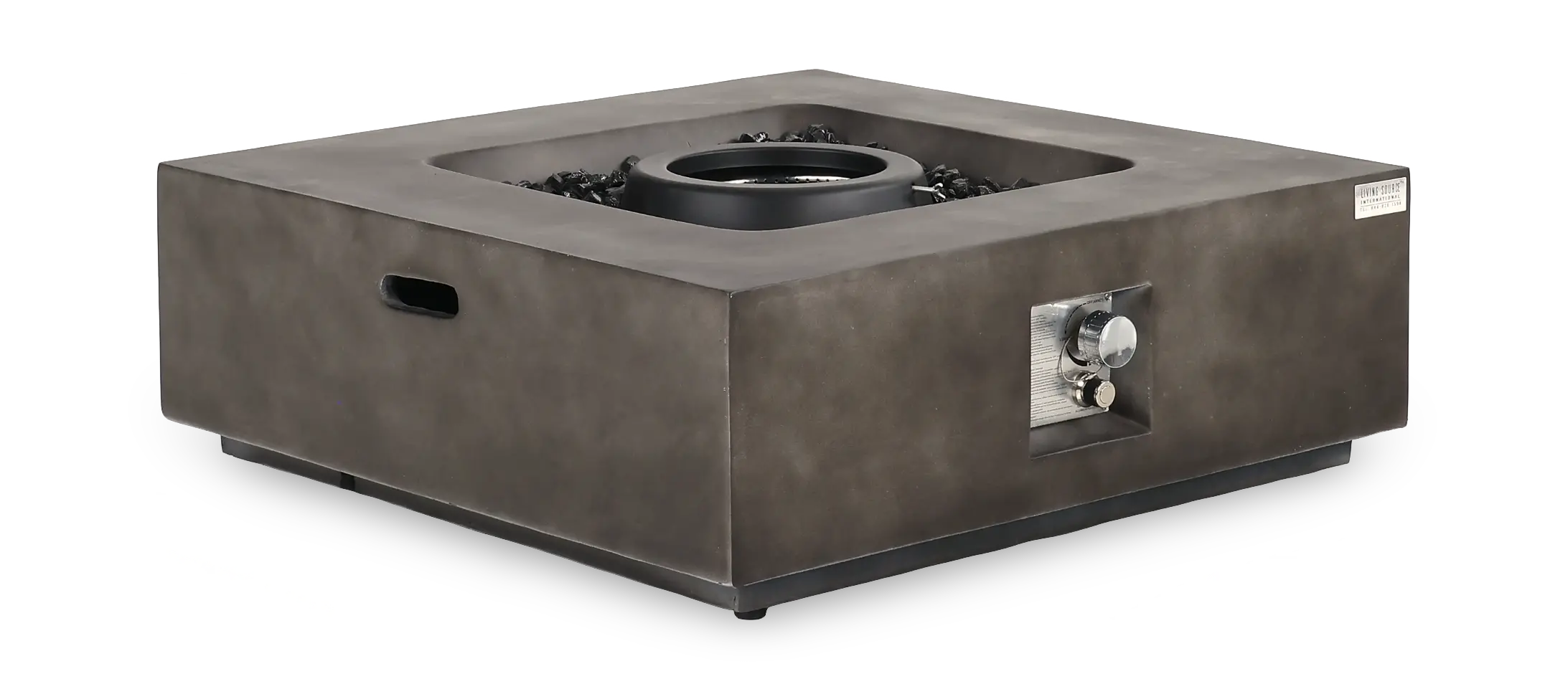 Square Gray Patio Firepit-6