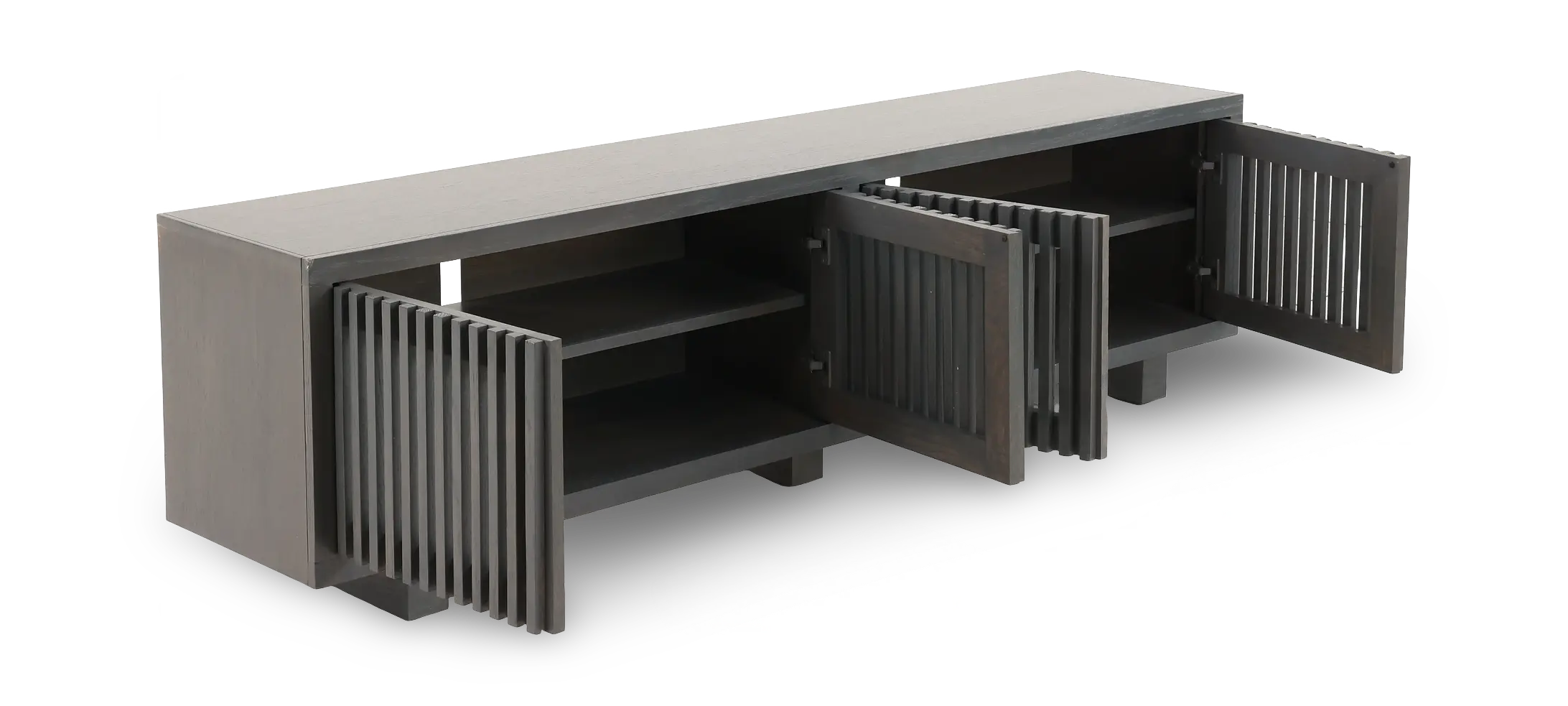 Gray Oak TV Stand-5