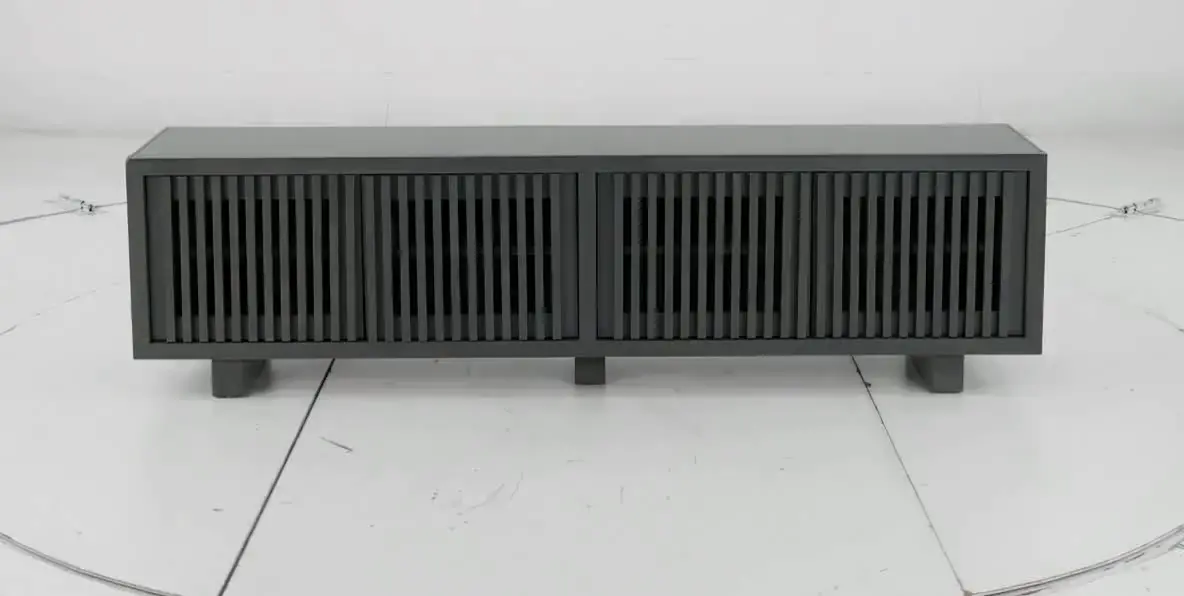 Gray Oak TV Stand-9