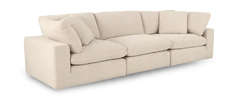 Harpo White 3-Piece Sectional