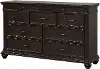 C0460A-N45 Grant Dark Brown 9-Drawer Dresser