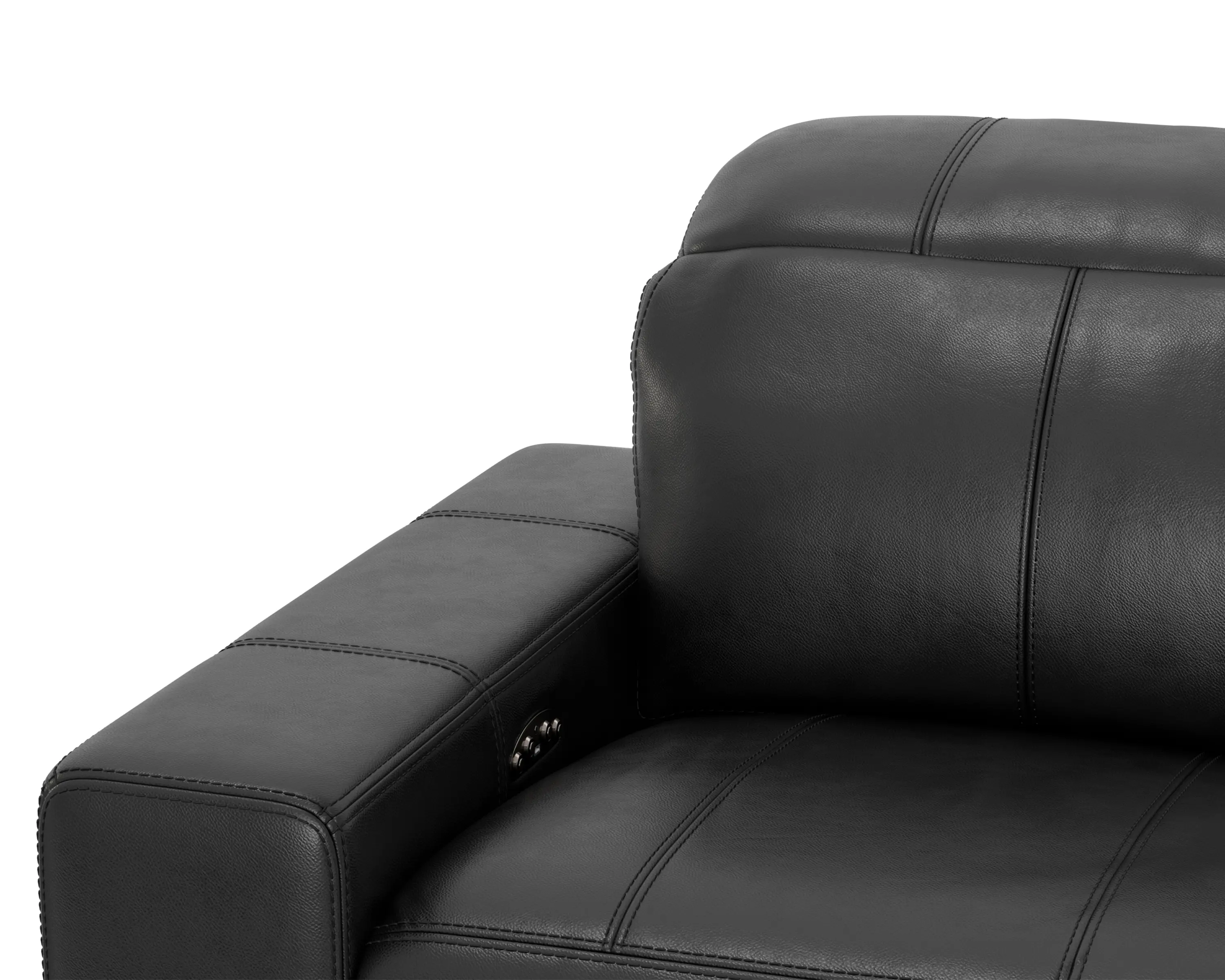 64410-7/1299-08/3099-08 Ferrara Black Leather Power Recliner-11