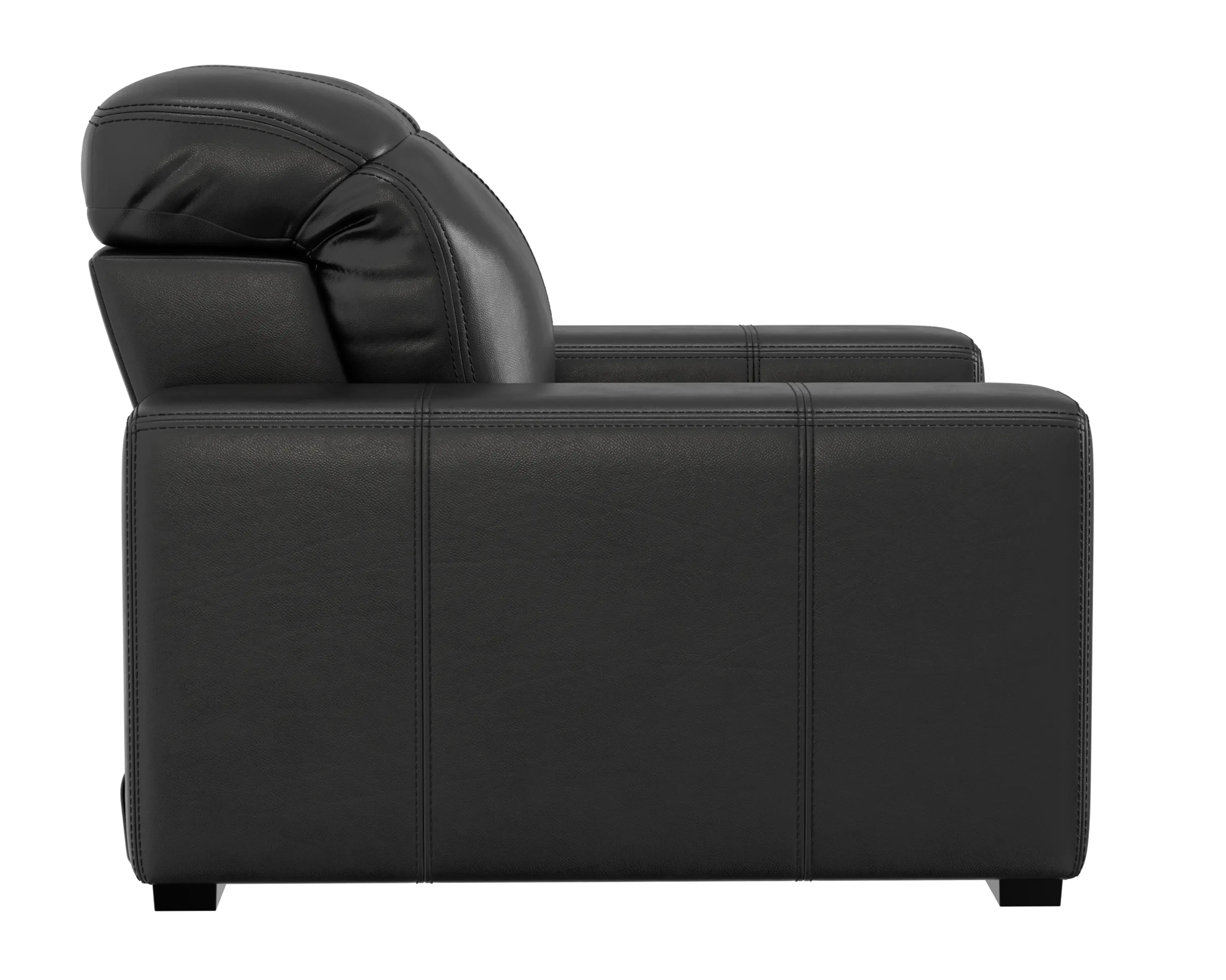 64410-7/1299-08/3099-08 Ferrara Black Leather Power Recliner-6
