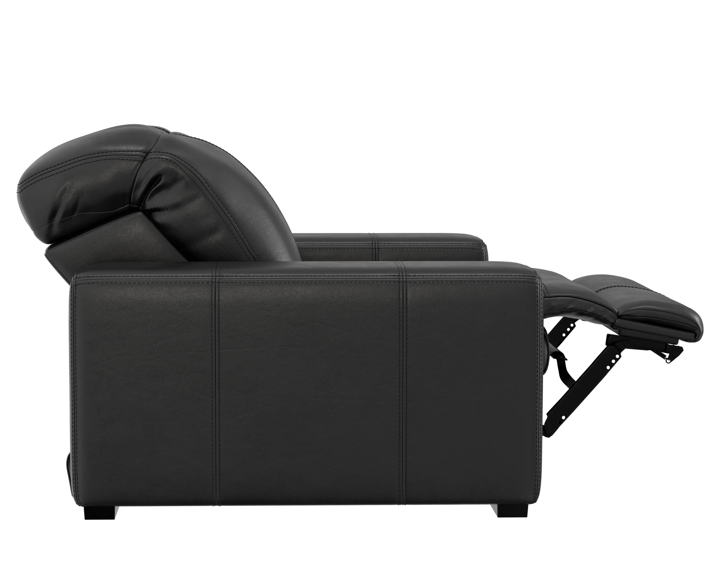 64410-7/1299-08/3099-08 Ferrara Black Leather Power Recliner-7
