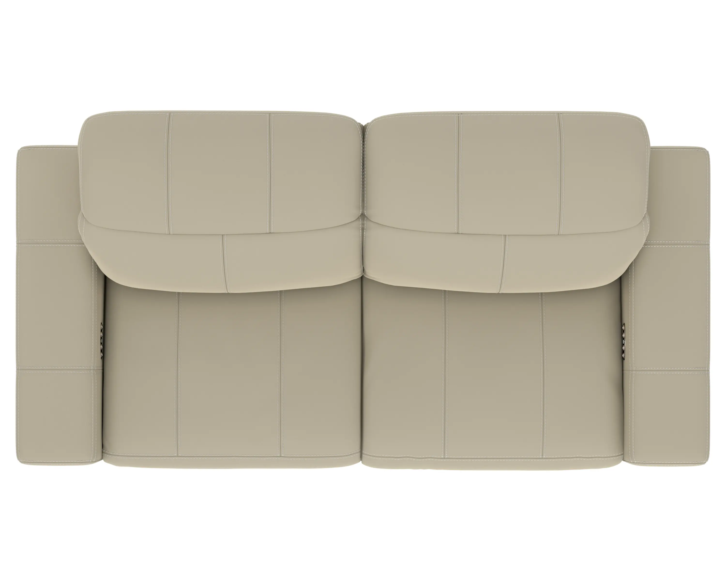 64411/1299-56/3099-56 Ferrara Smoke Off-White Leather Power Reclining Sofa-10