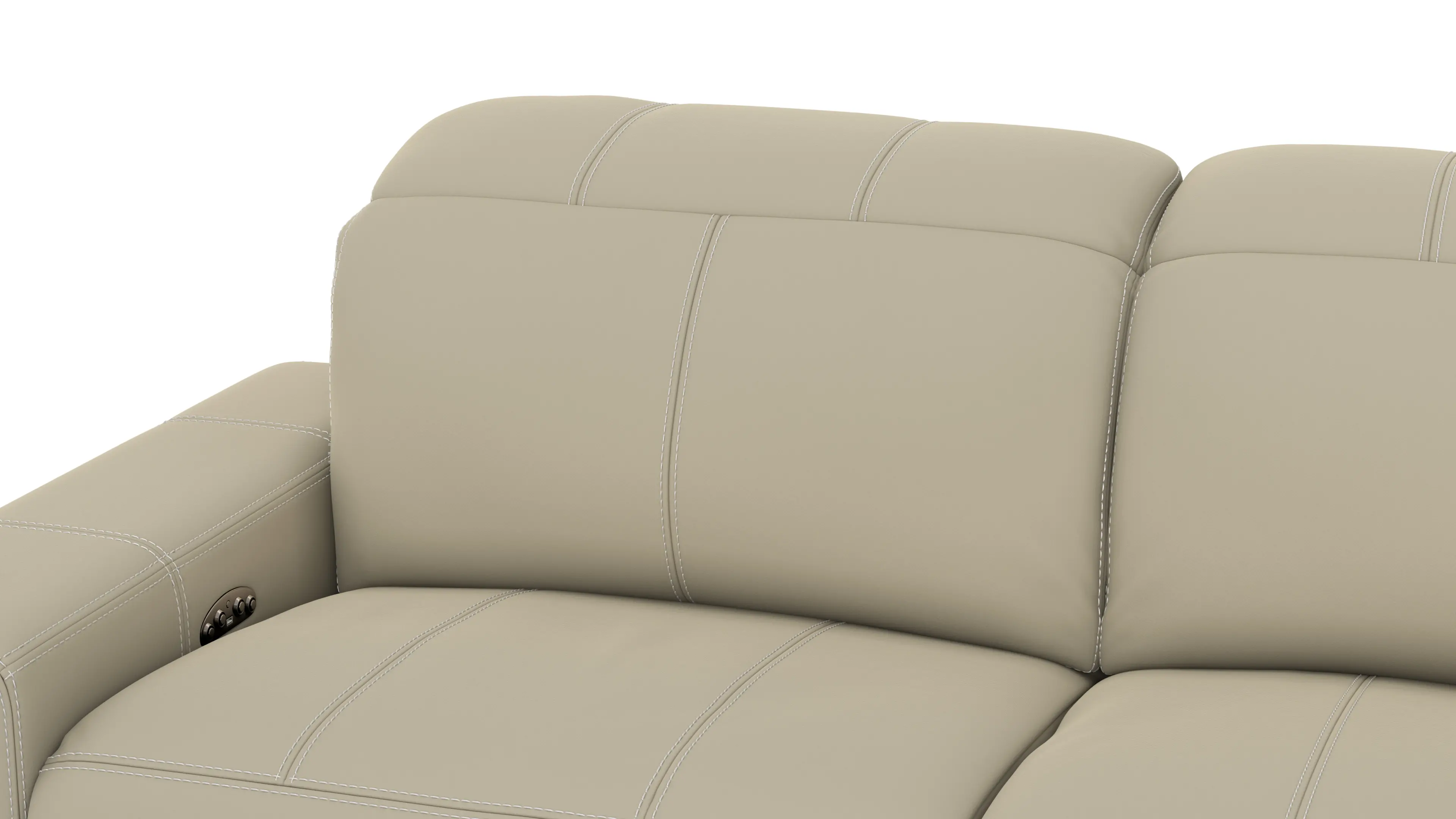 64411/1299-56/3099-56 Ferrara Smoke Off-White Leather Power Reclining Sofa-12