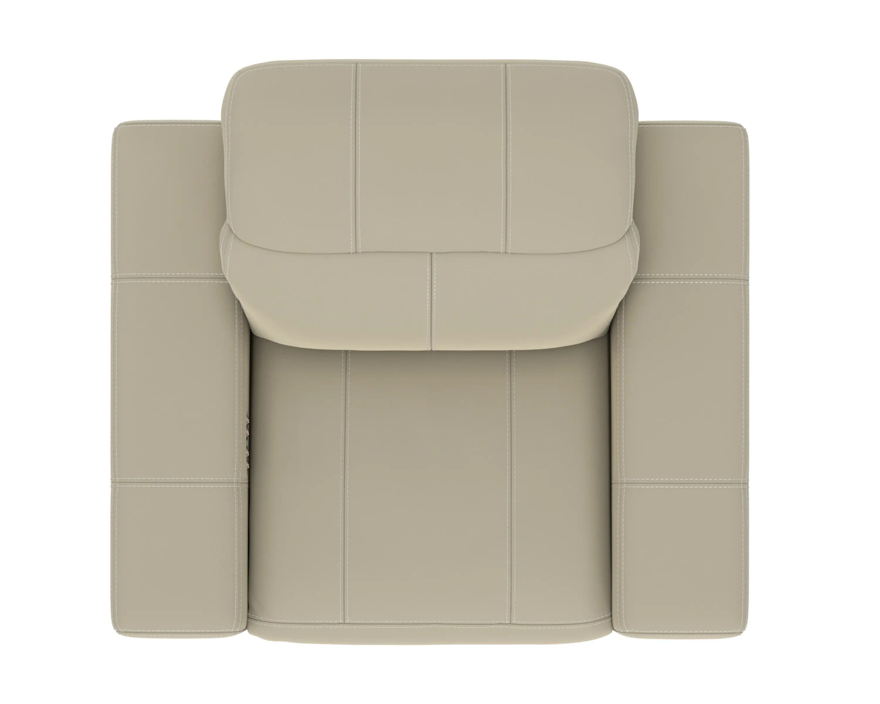 64410-7/1299-56/3099-56 Ferrara Smoke Off-White Leather Power Recliner-10