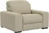 64410-7/1299-56/3099-56 Ferrara Smoke Off-White Leather Power Recliner