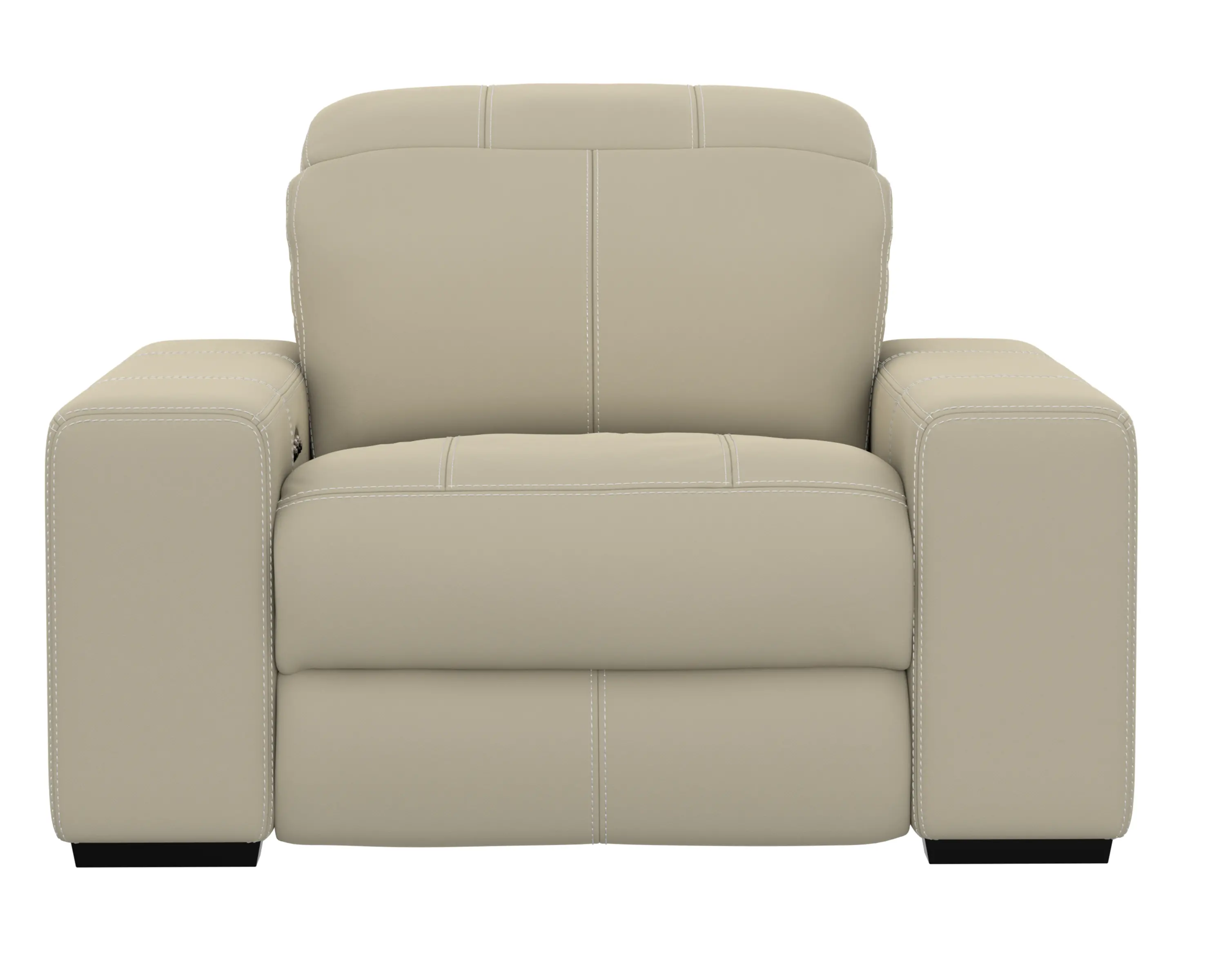 64410-7/1299-56/3099-56 Ferrara Smoke Off-White Leather Power Recliner-3