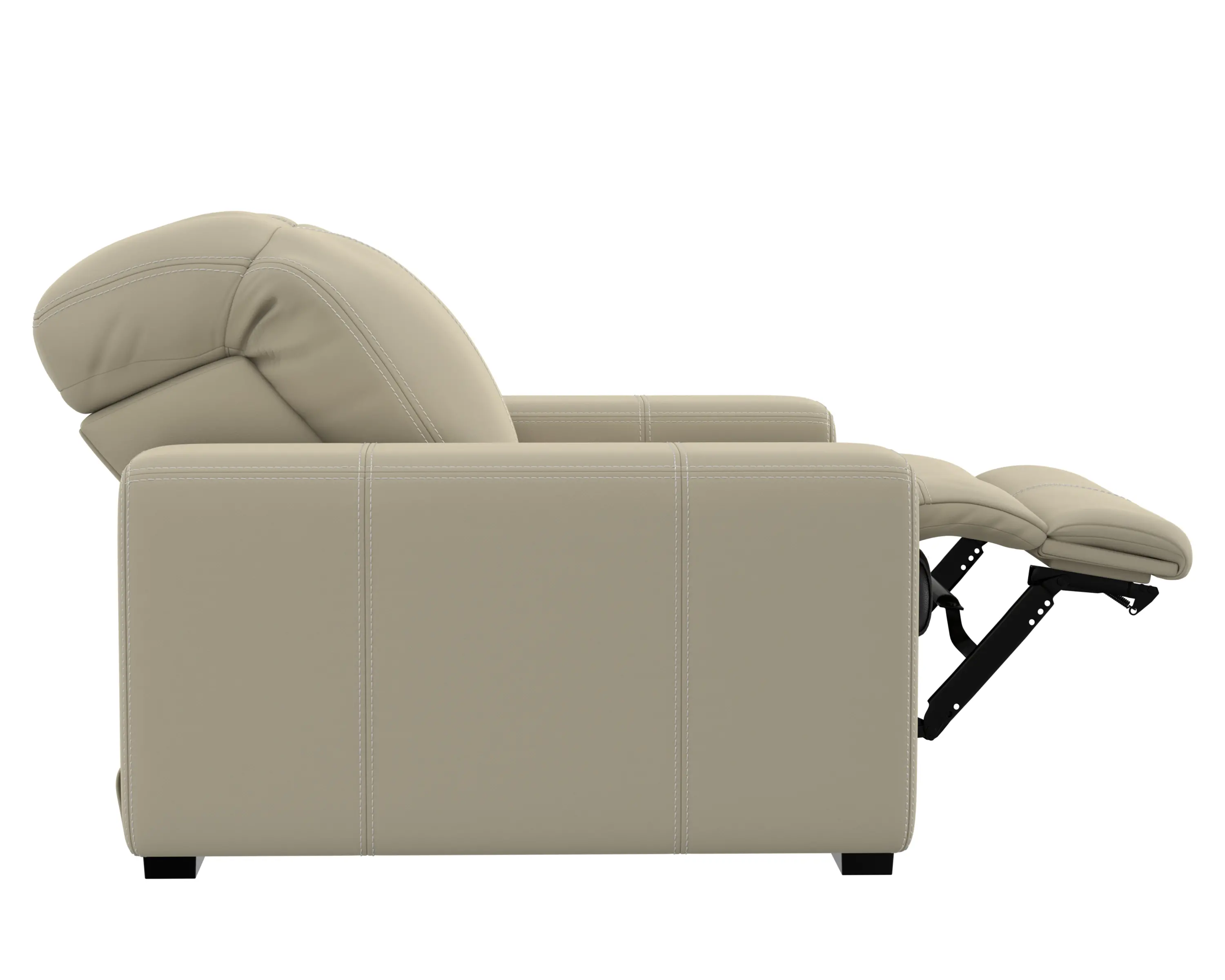 64410-7/1299-56/3099-56 Ferrara Smoke Off-White Leather Power Recliner-7