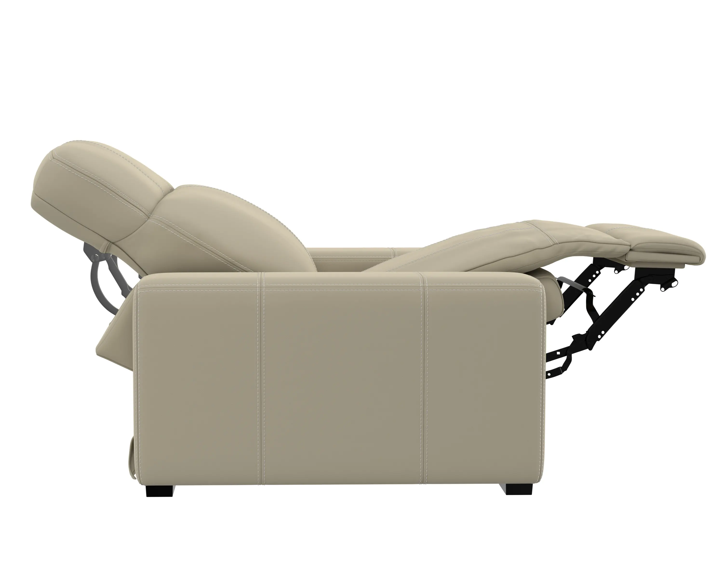 64410-7/1299-56/3099-56 Ferrara Smoke Off-White Leather Power Recliner-8