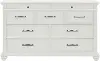 C0460A-N45-W Grant White 9-Drawer Dresser