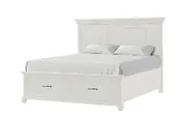 C0460-W-BED5/0 Grant White Queen Storage Bed