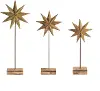 Everly Large Wood Christmas Star on Stand