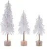 Morgan Medium White Festive Plastic Tree