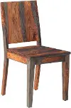Meridian Chestnut Brown Sheesham Capri Dining Chair