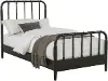 Knoxville Dark Bronze Spindle Twin Bed