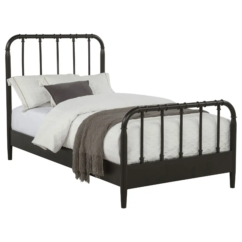 Knoxville Dark Bronze Spindle Twin Bed