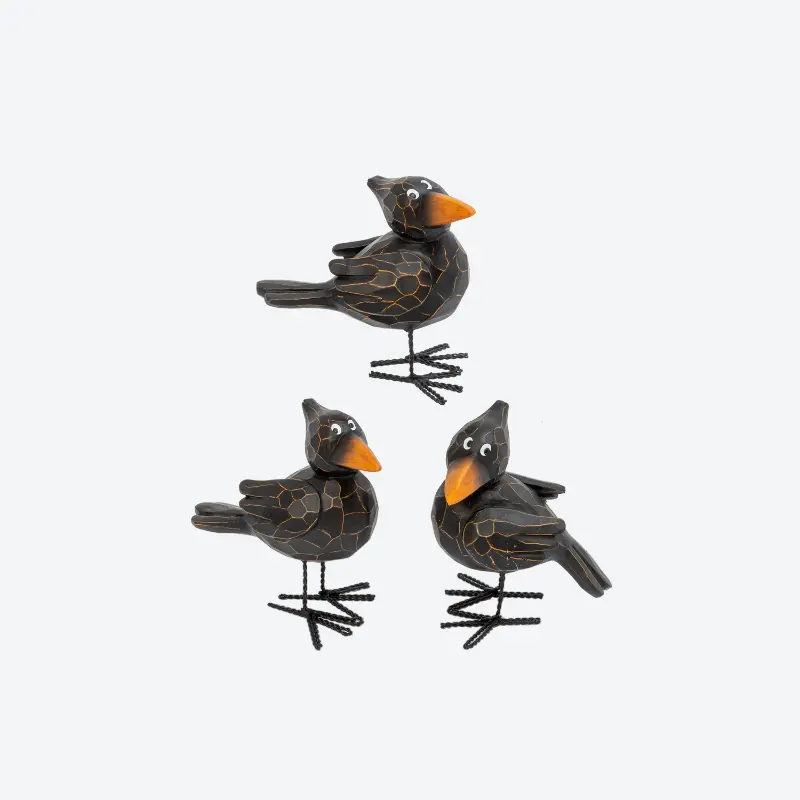 Assorted Halloween Crows