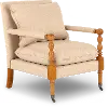 Dempsy Beige Accent Chair