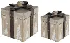 Decorative Winter Box Set of 2