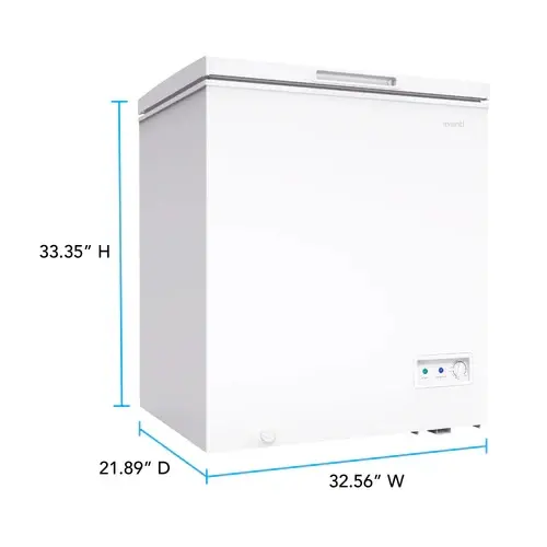 CF7F0W Avanti 7.0 Cu. Ft. Garage Ready Convertible Chest Freezer with Adjustable Temperature Control – White-3