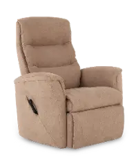 Liberty Cashmere Tan Large Power Lift Recliner