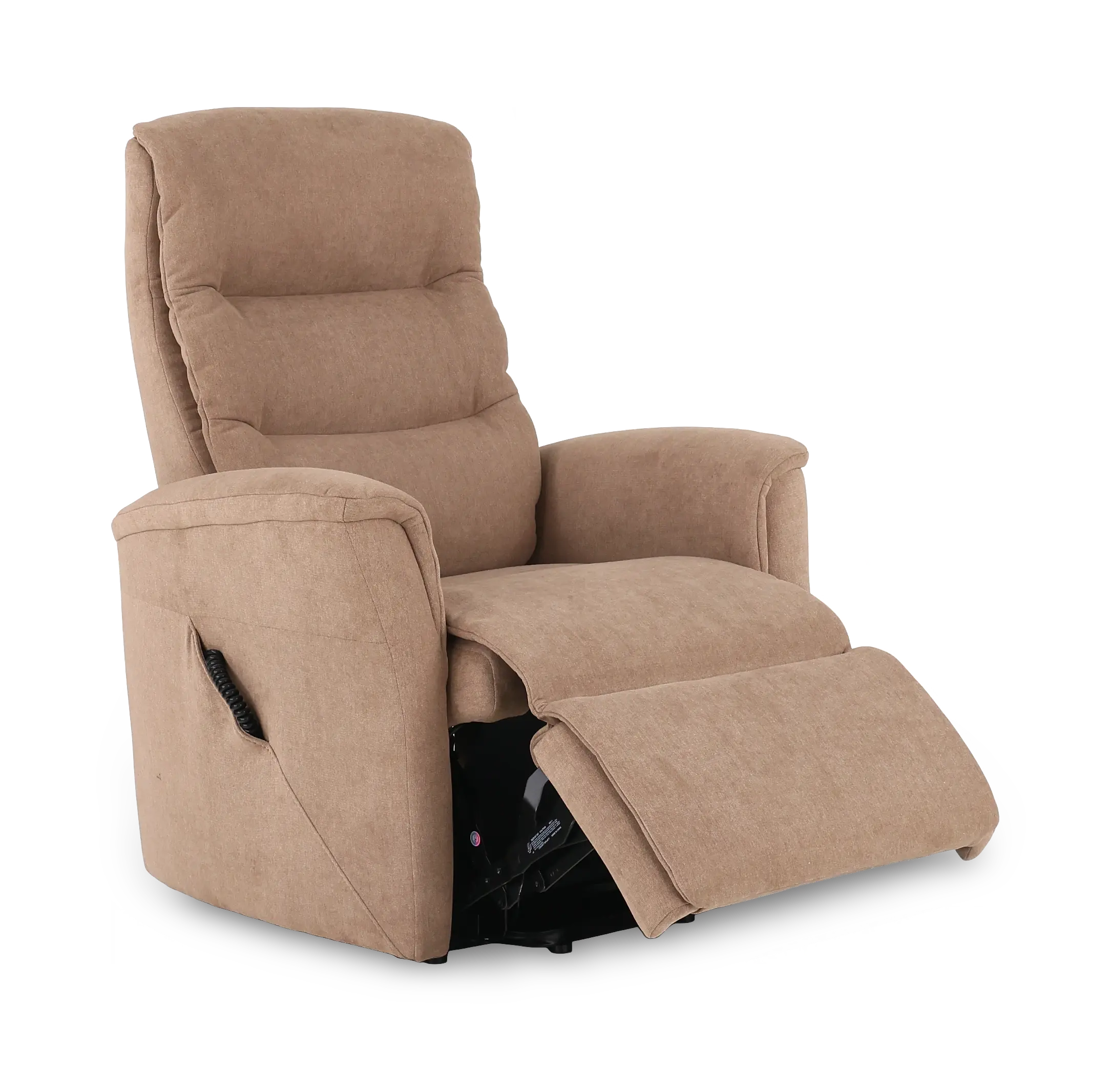 Liberty Cashmere Tan Large Power Lift Recliner-5