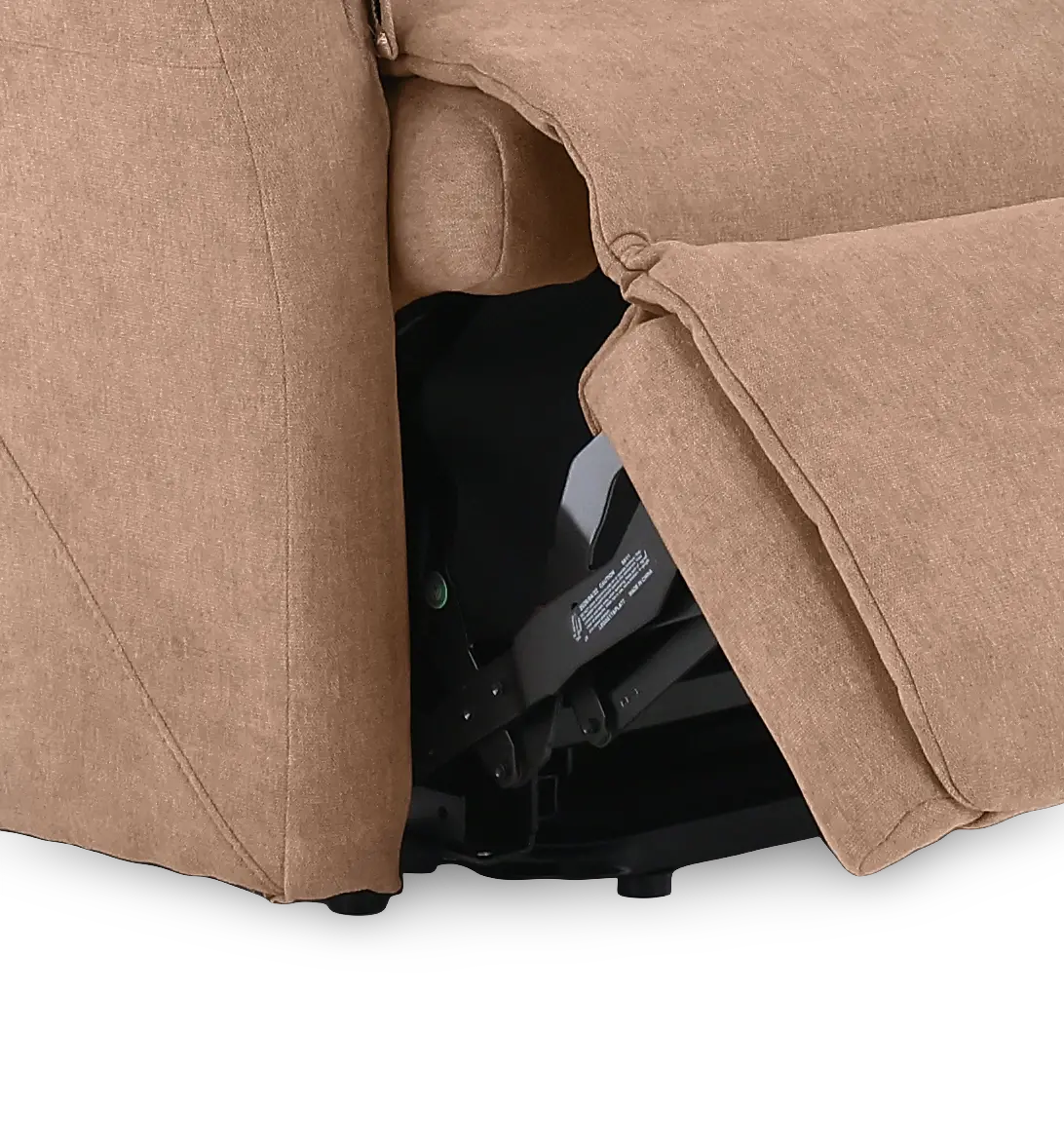 Liberty Cashmere Tan Large Power Lift Recliner-9