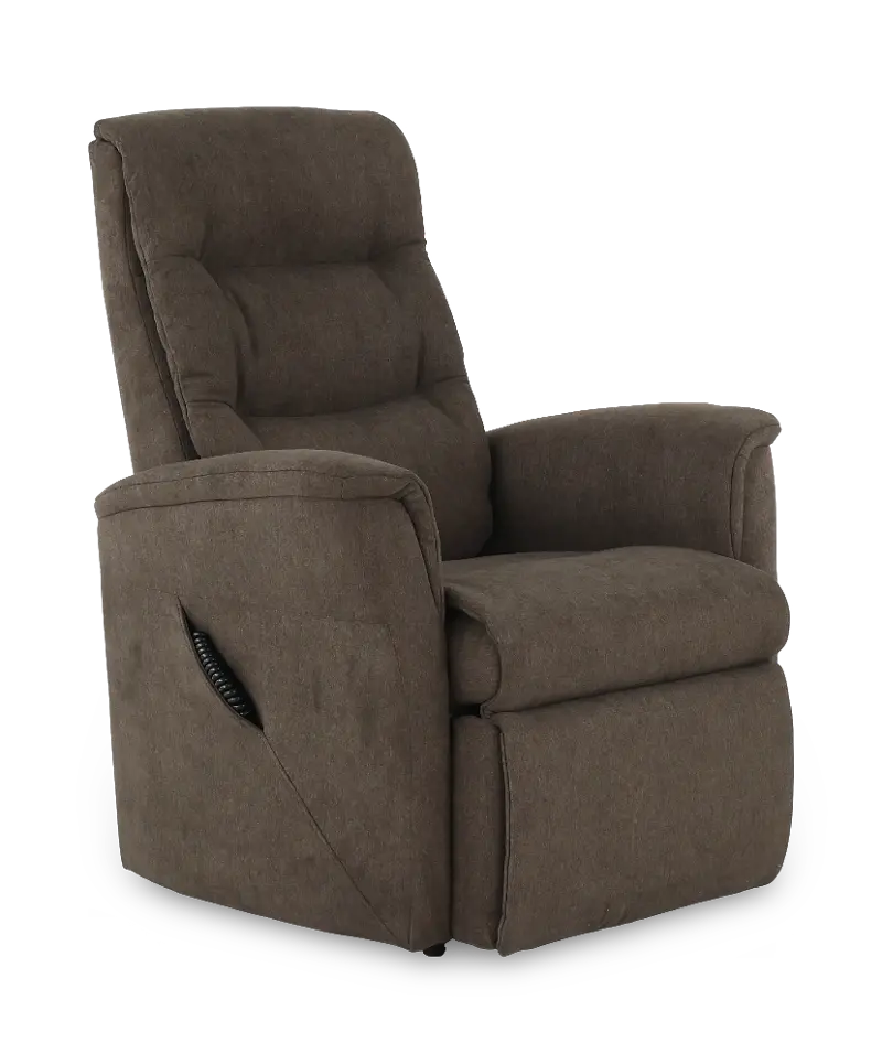 Liberty Granite Brown Standard Power Lift Recliner