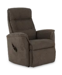 Liberty Granite Brown Large Power Lift Recliner