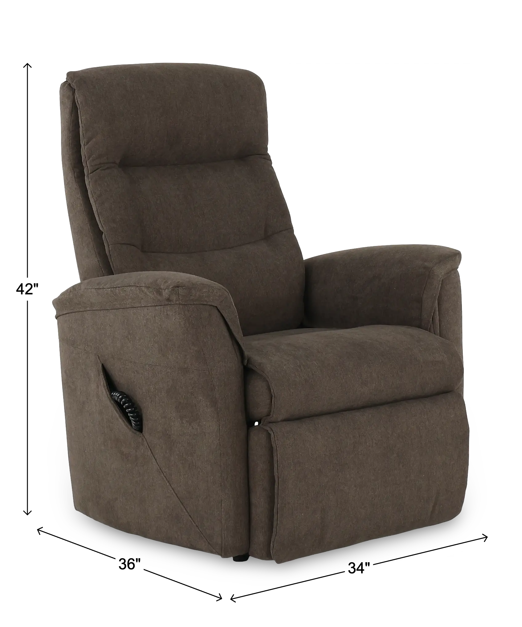 Liberty Granite Brown Large Power Lift Recliner-3