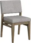 Flex Sandbar Oak Stackable Upholstered Dining Chair