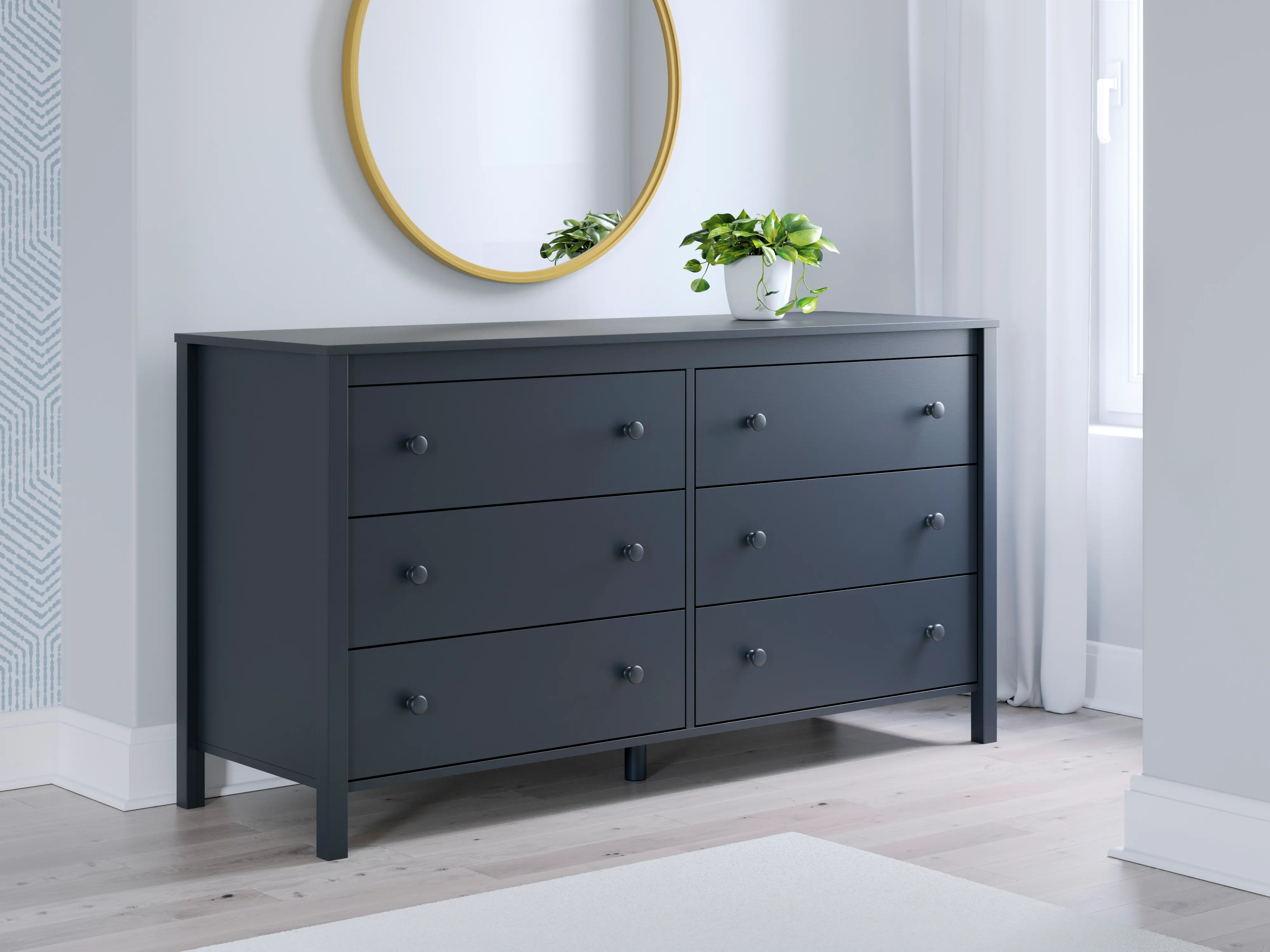 Simmenfort Six Drawer Dresser-1