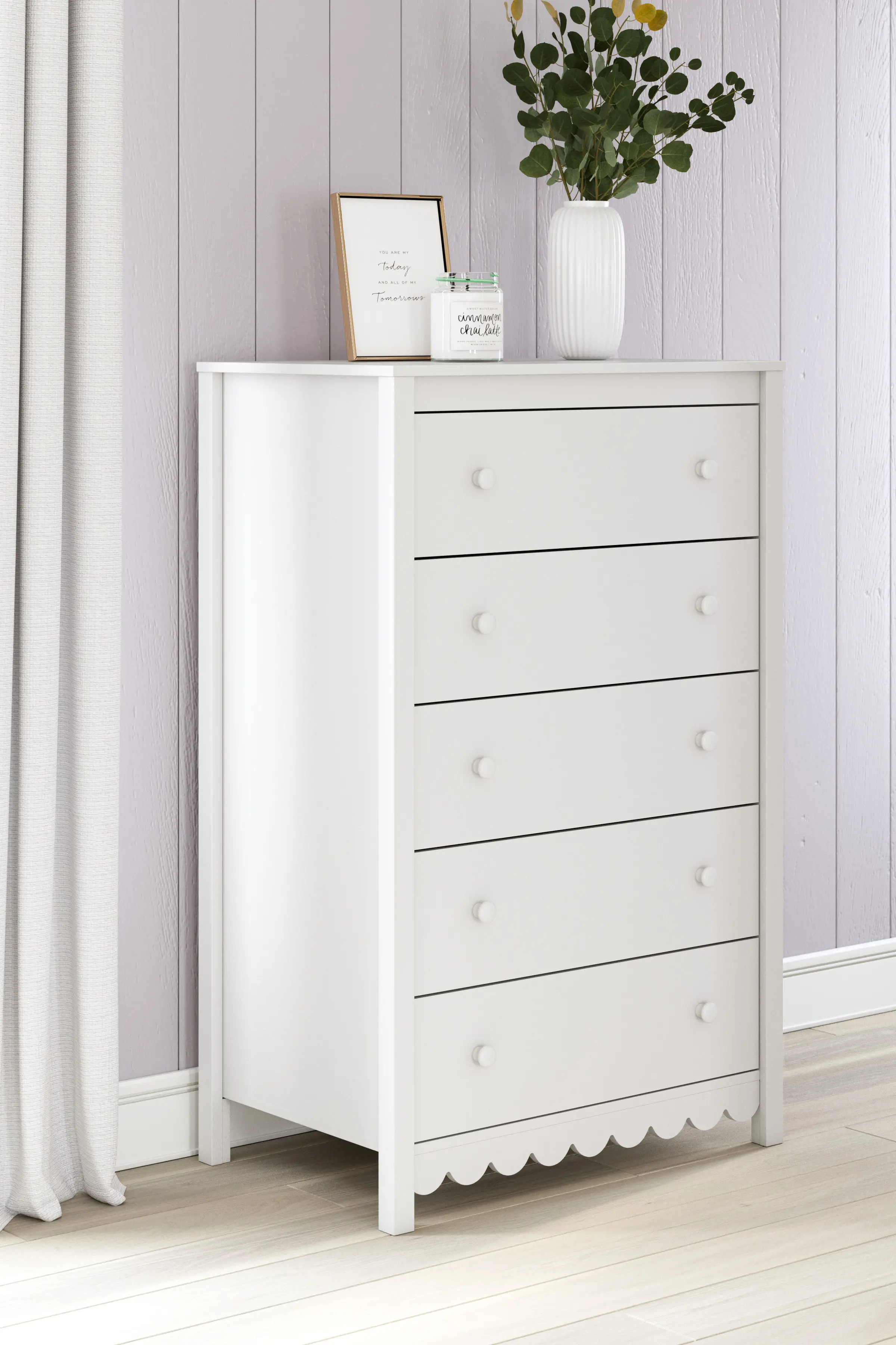 Hallityn Five Drawer Chest-1